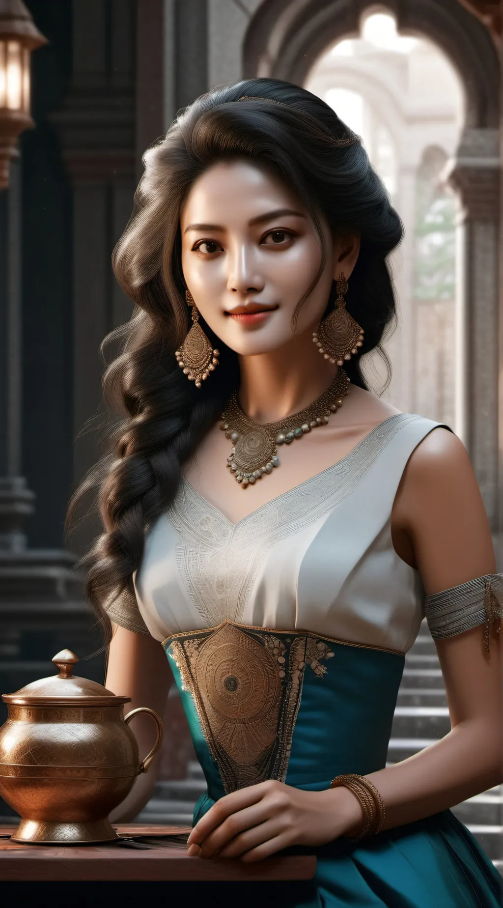 ai character: Selena background