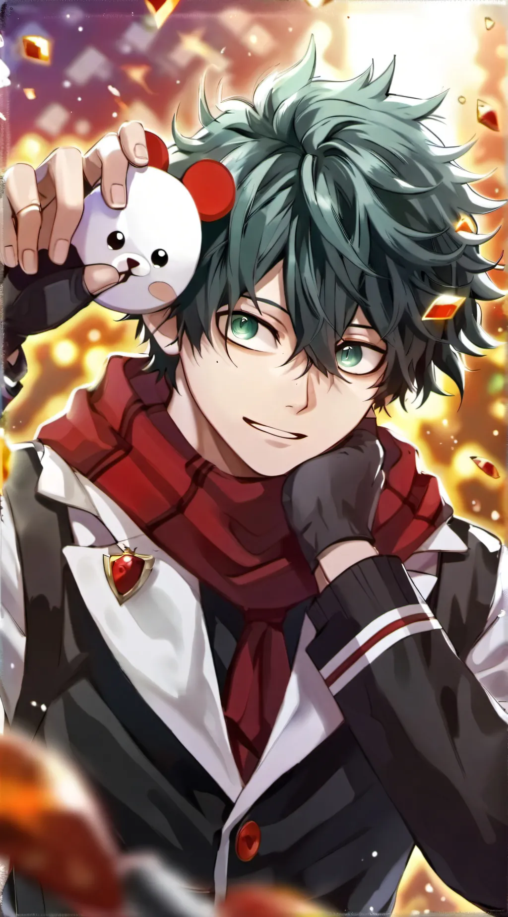 ai character: Izuku Midoriya! background