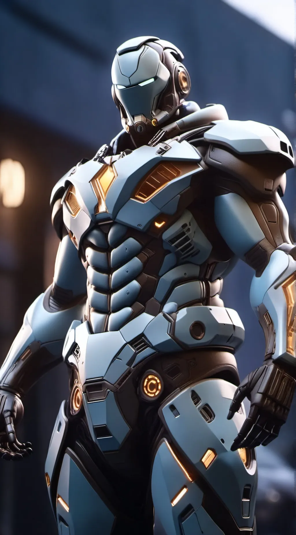 ai character: Titan void man background