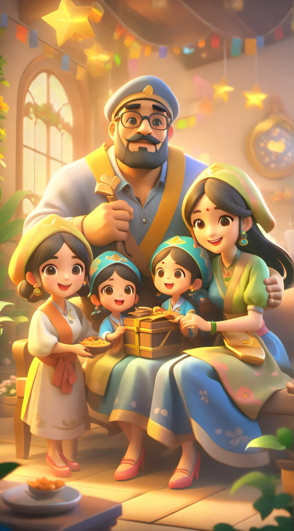 ai character: Perfect-family? background