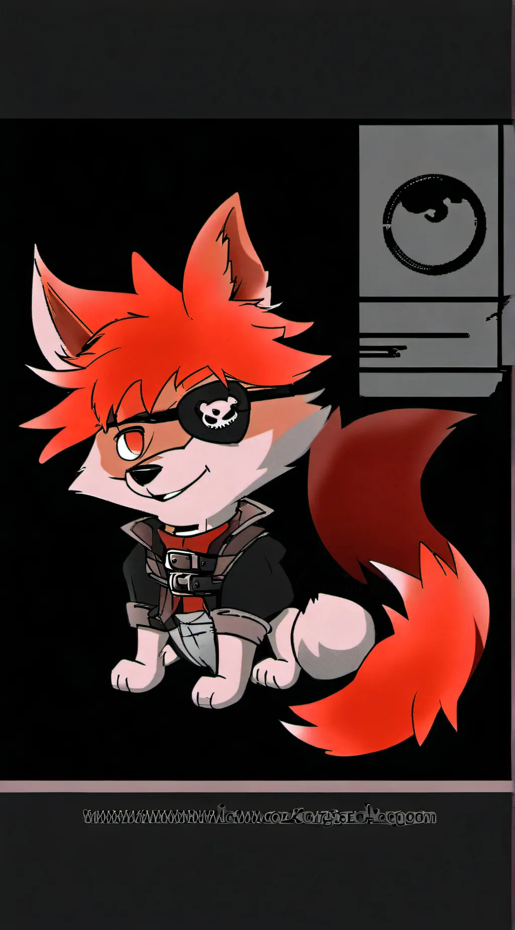 ai character: Foxy background