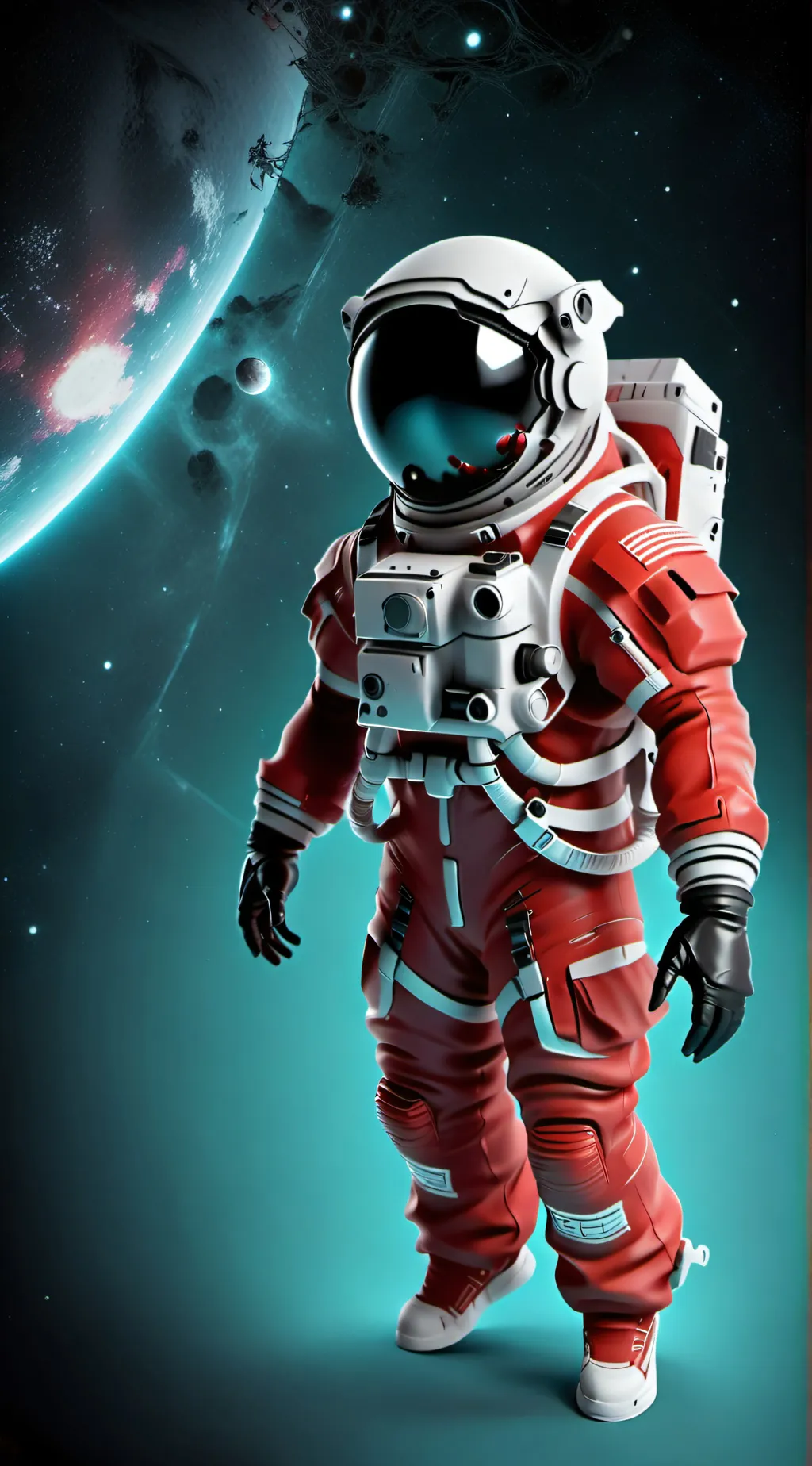 ai character: amongus  background