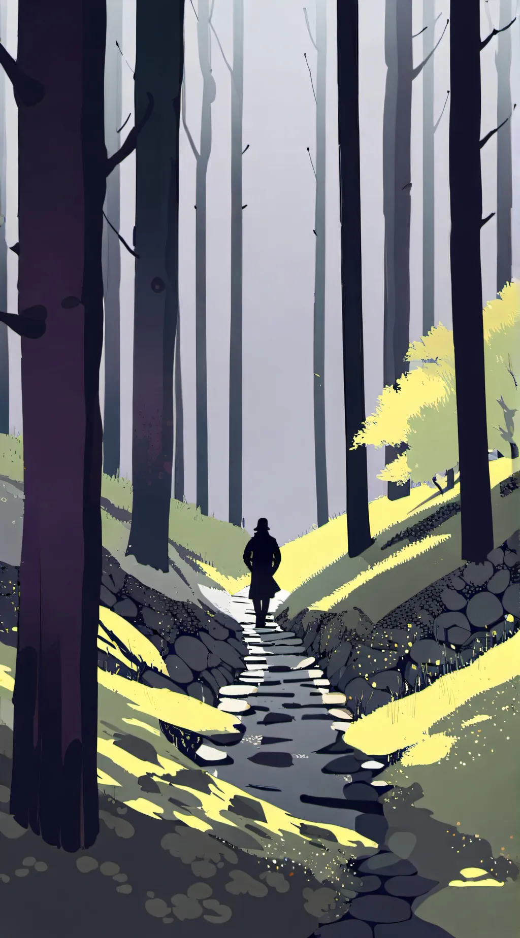 ai character: Calm  background