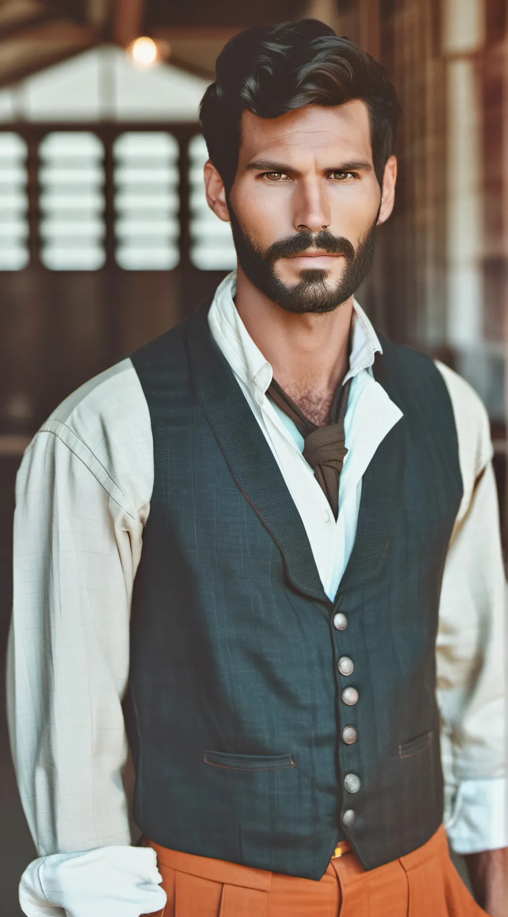 ai character: Henry Welington  background