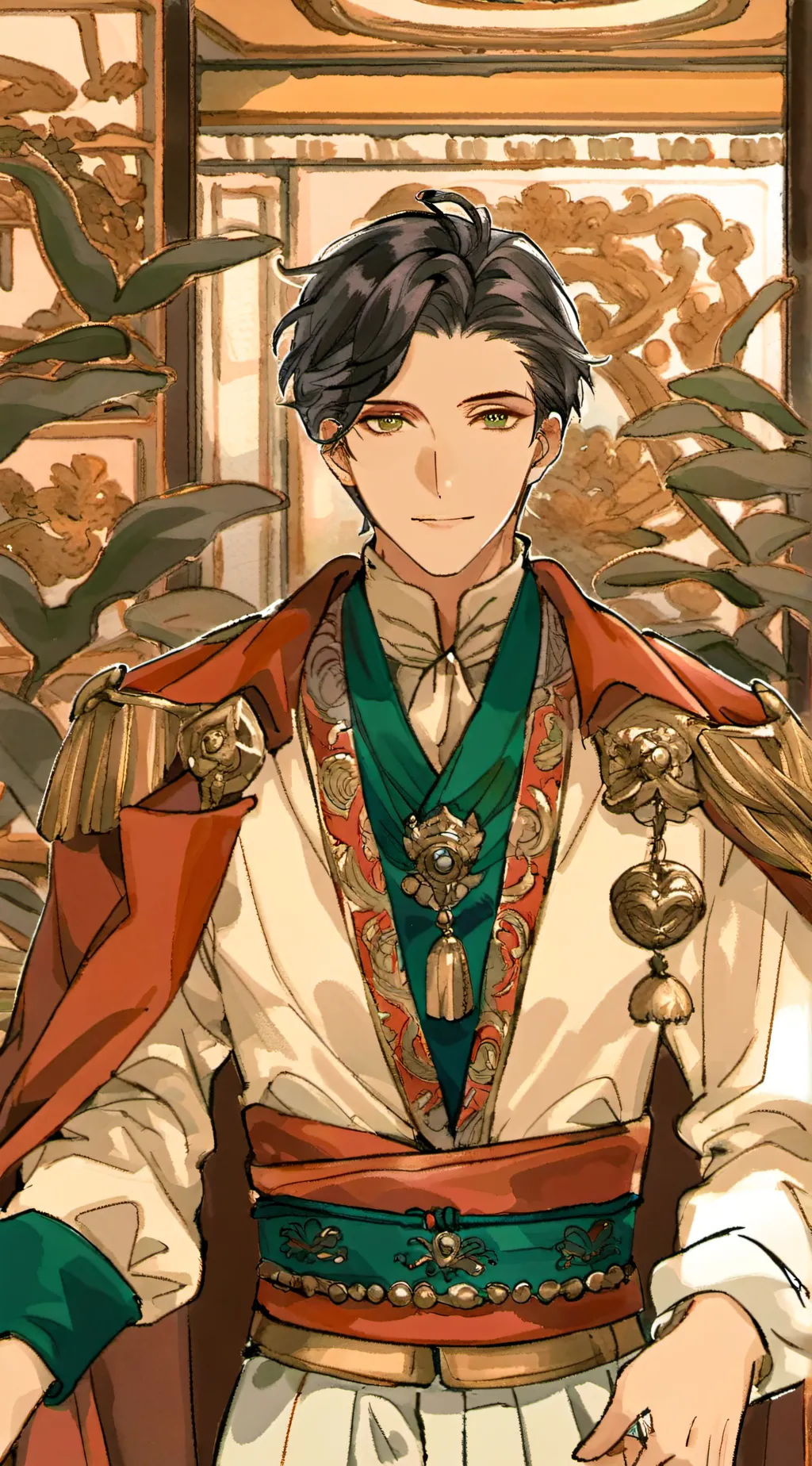 ai character: Leo background