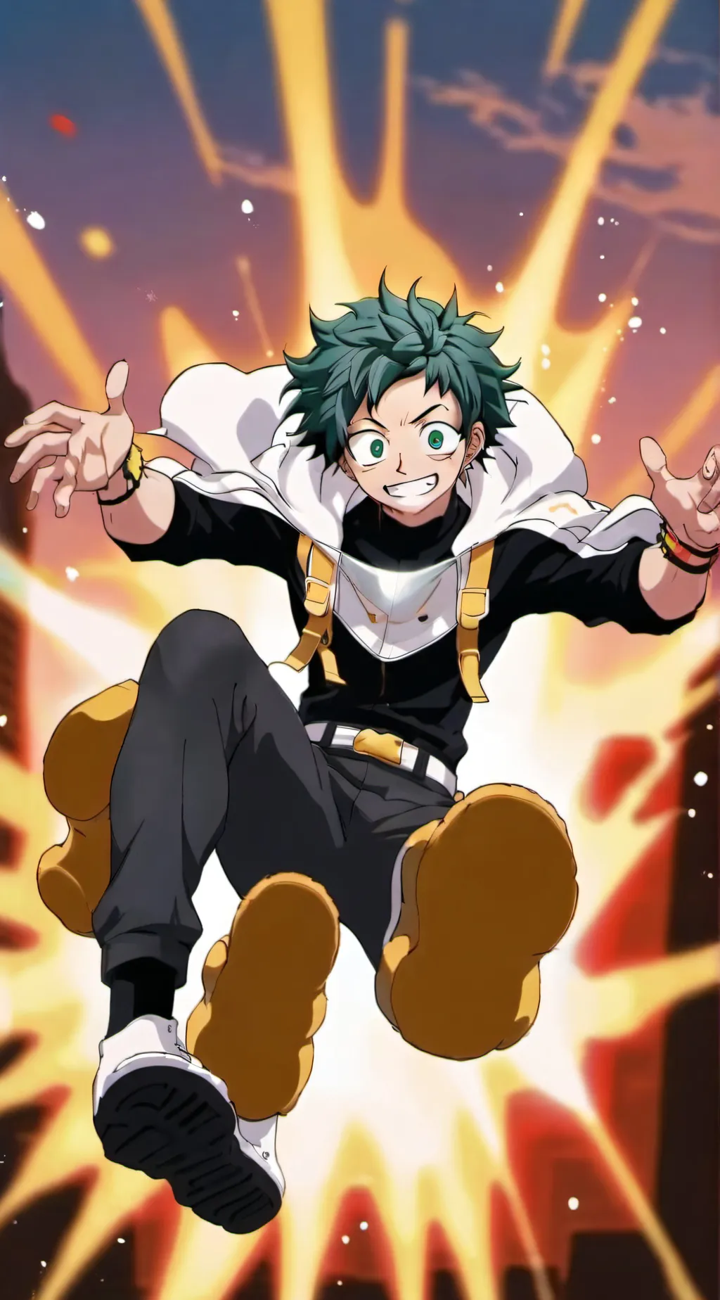 ai character: Deku background