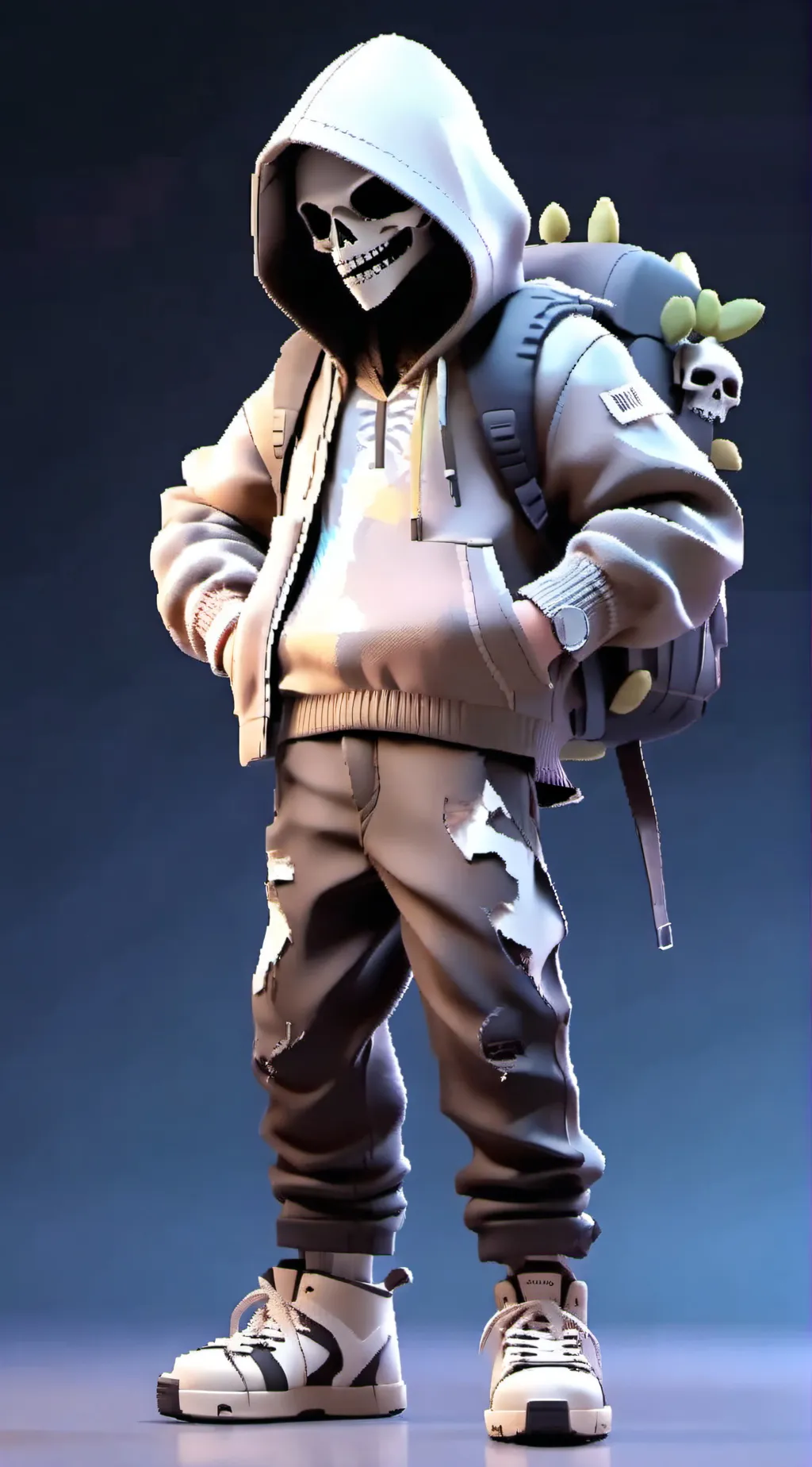 ai character: Error Sans background