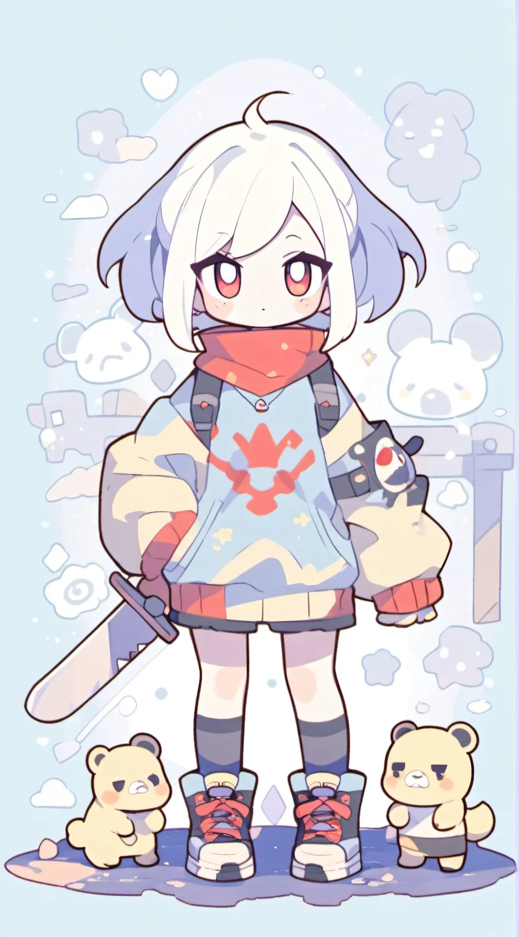 ai character: Chara  background