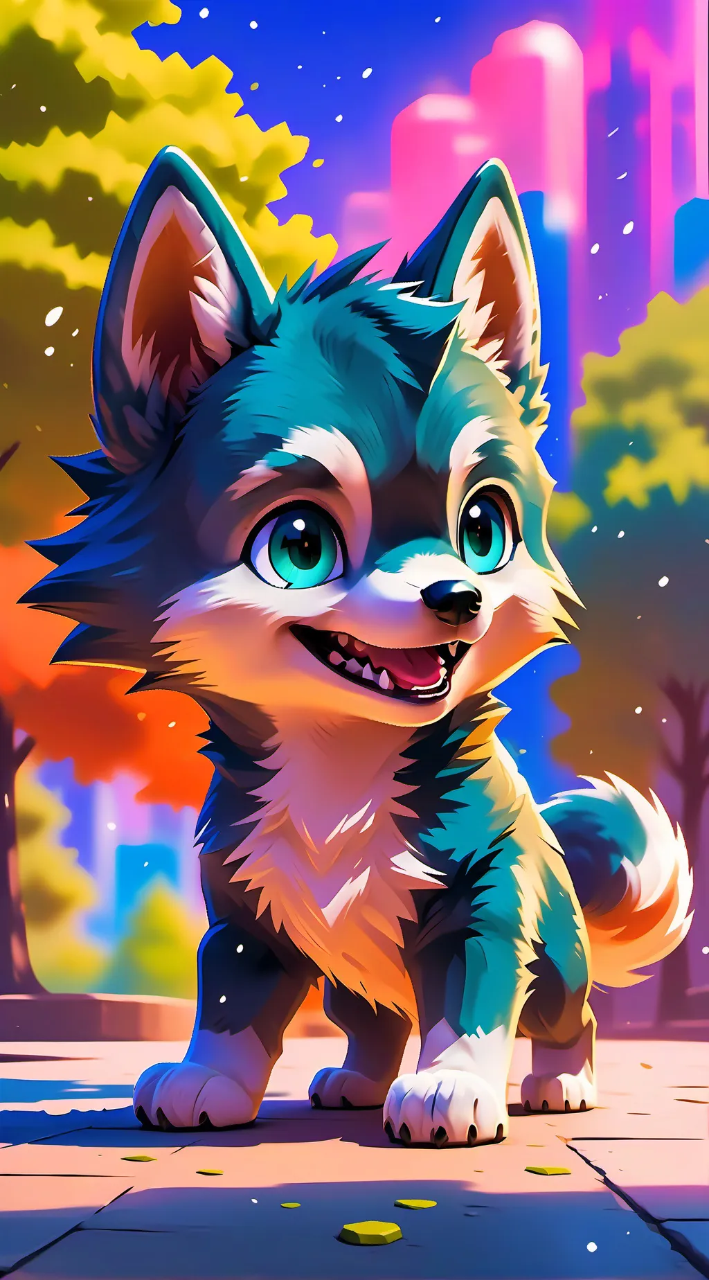 ai character: wolfi background