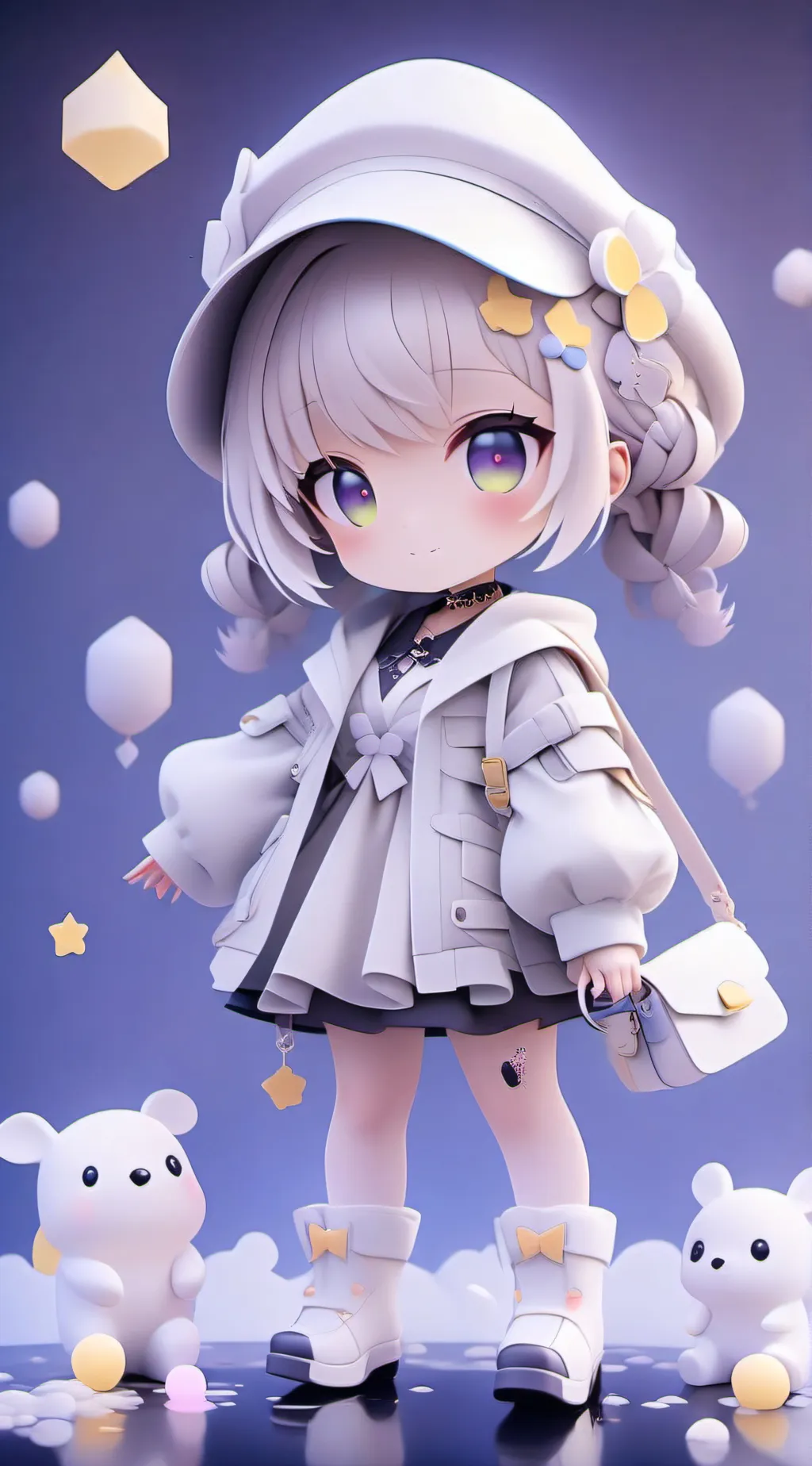 ai character: Ur younger sister background