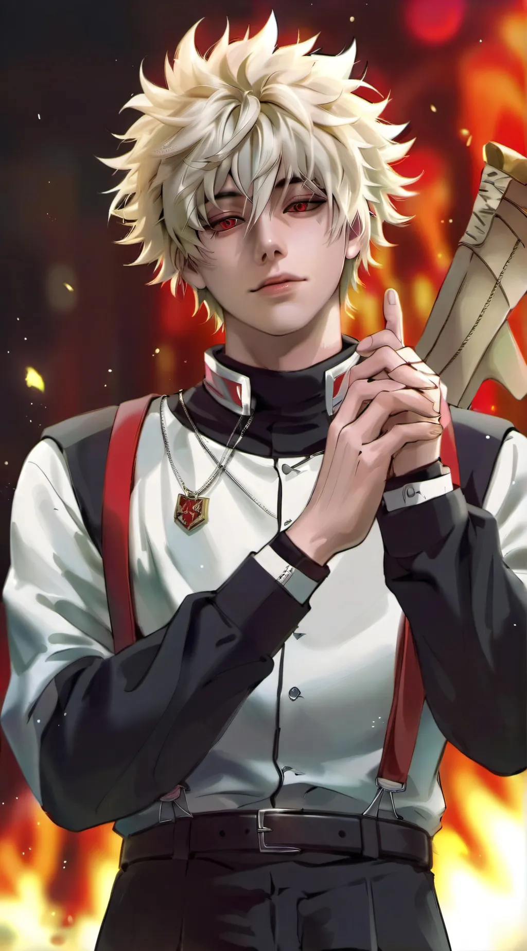 ai character: Bakugou background