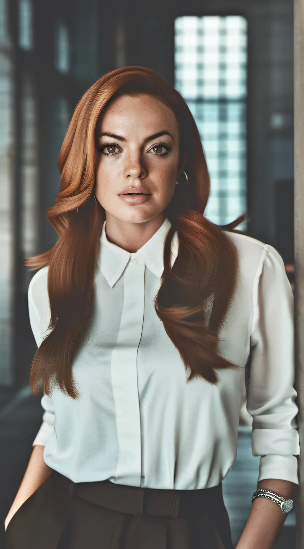 ai character: lindsay lohan  background