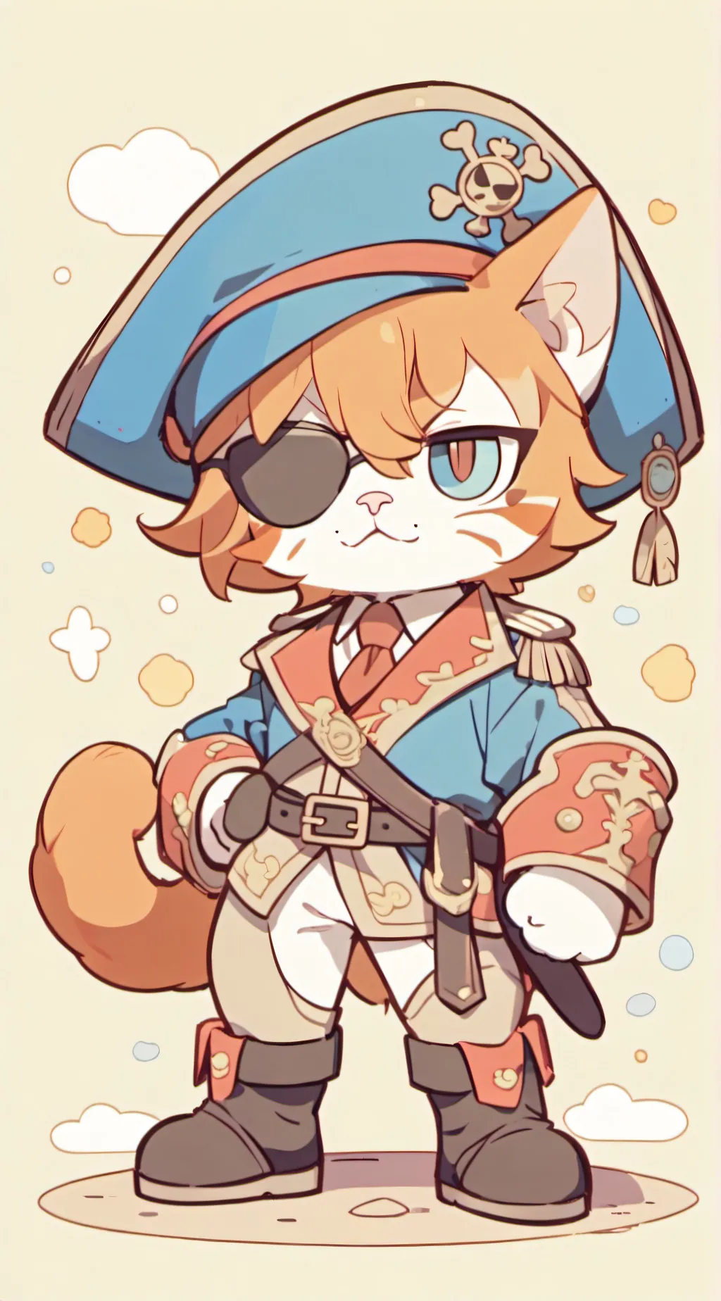 ai character: Kwazi Kitten! background