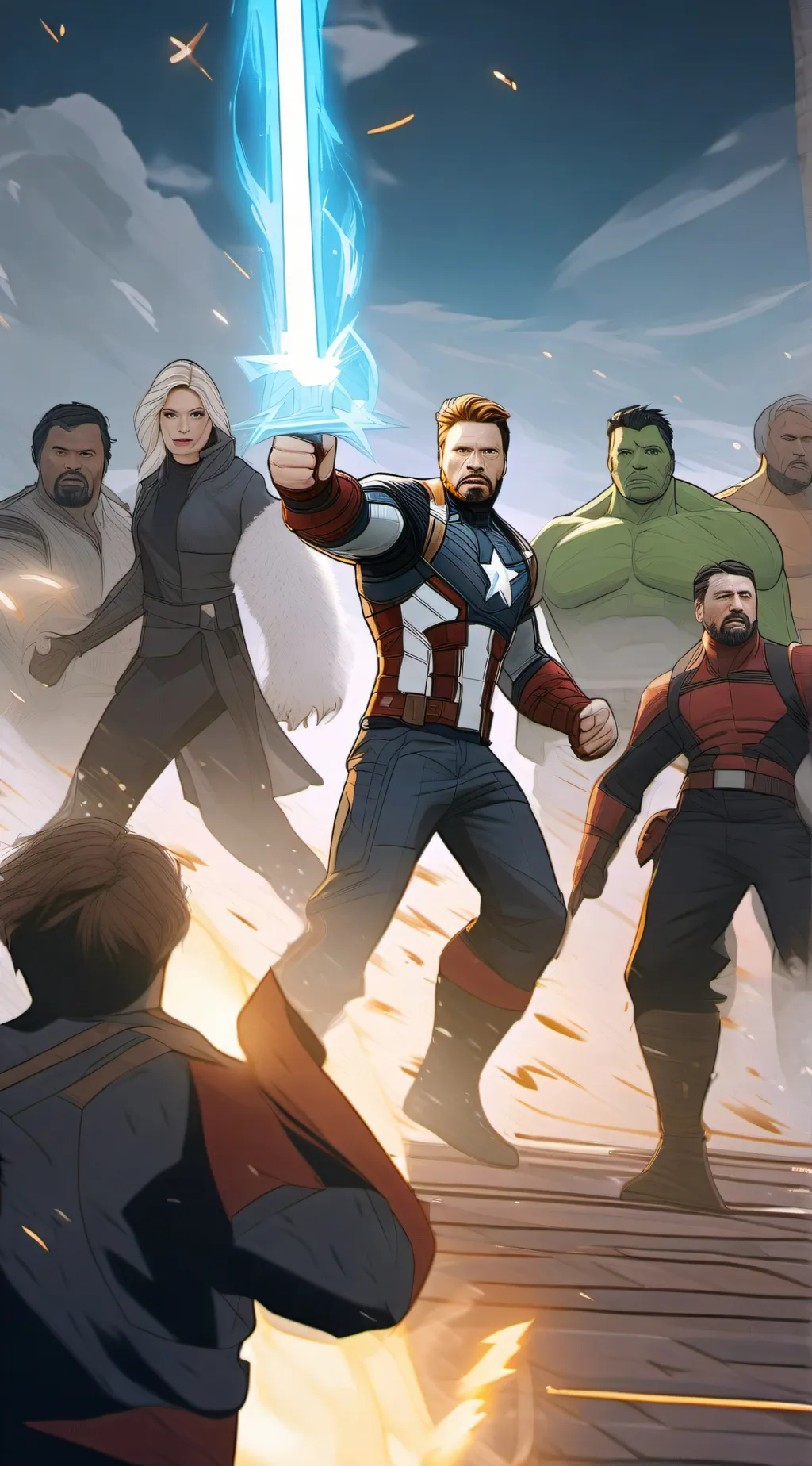 ai character: Avengers 2 background
