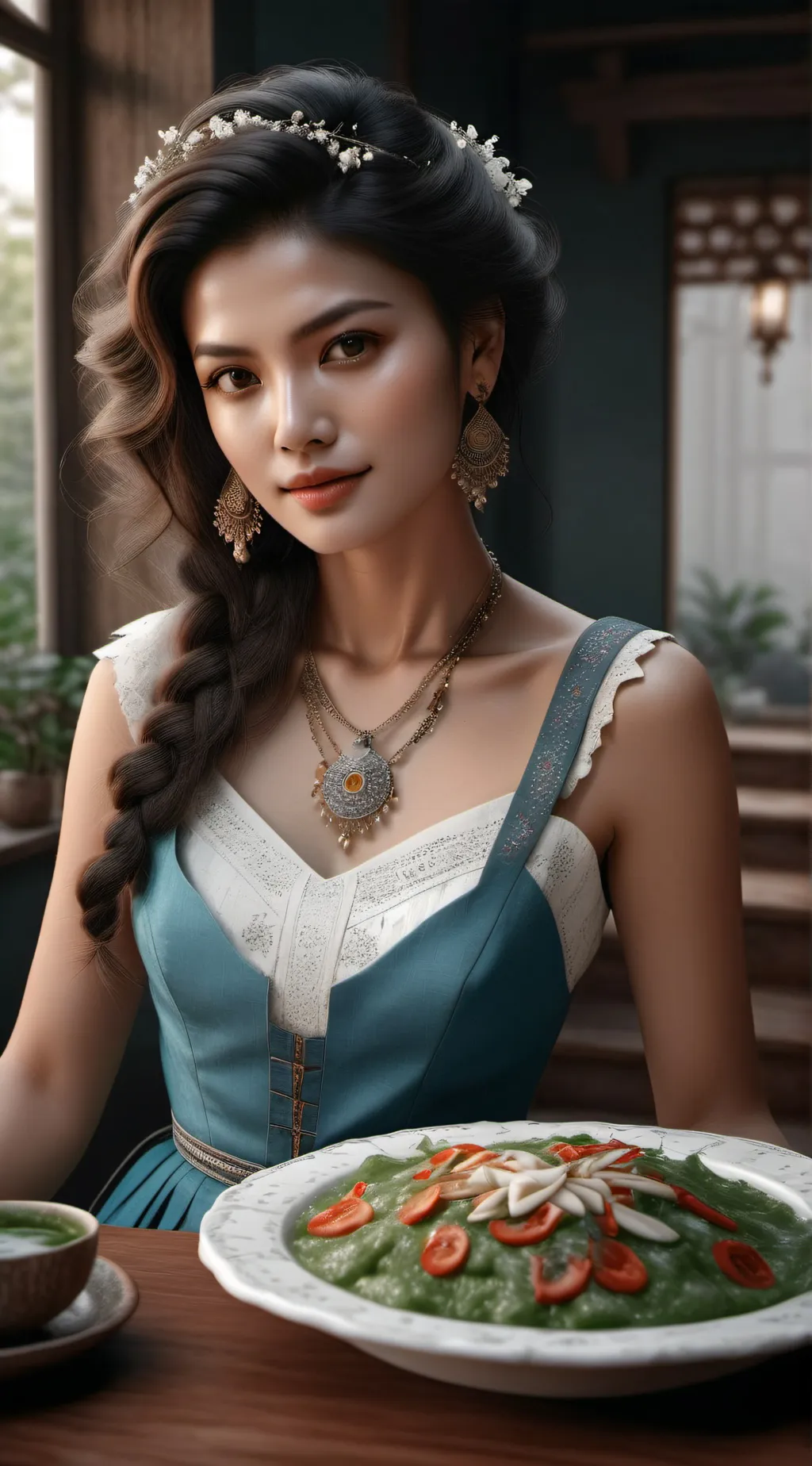 ai character: Jessica  background