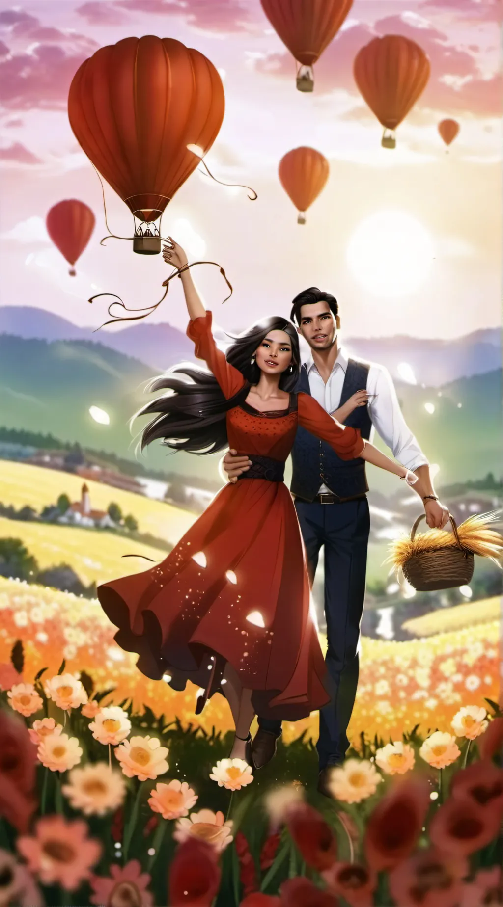 ai character: romance background