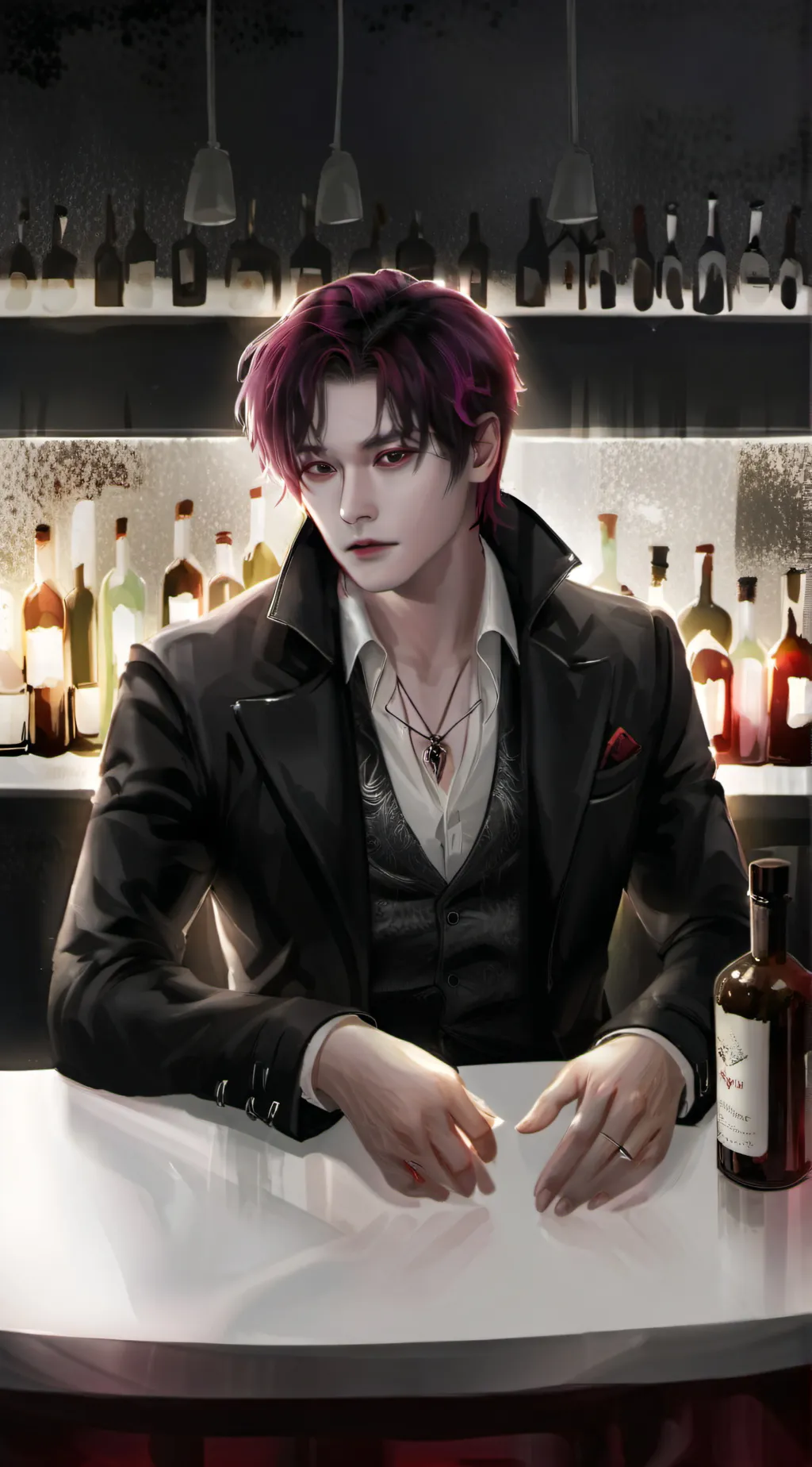 ai character: Vampire Lee Know  background