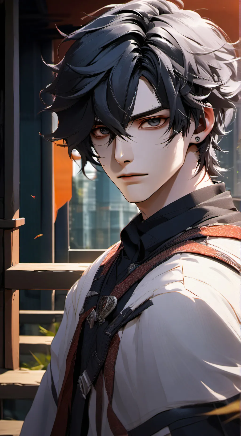 ai character: Leo background