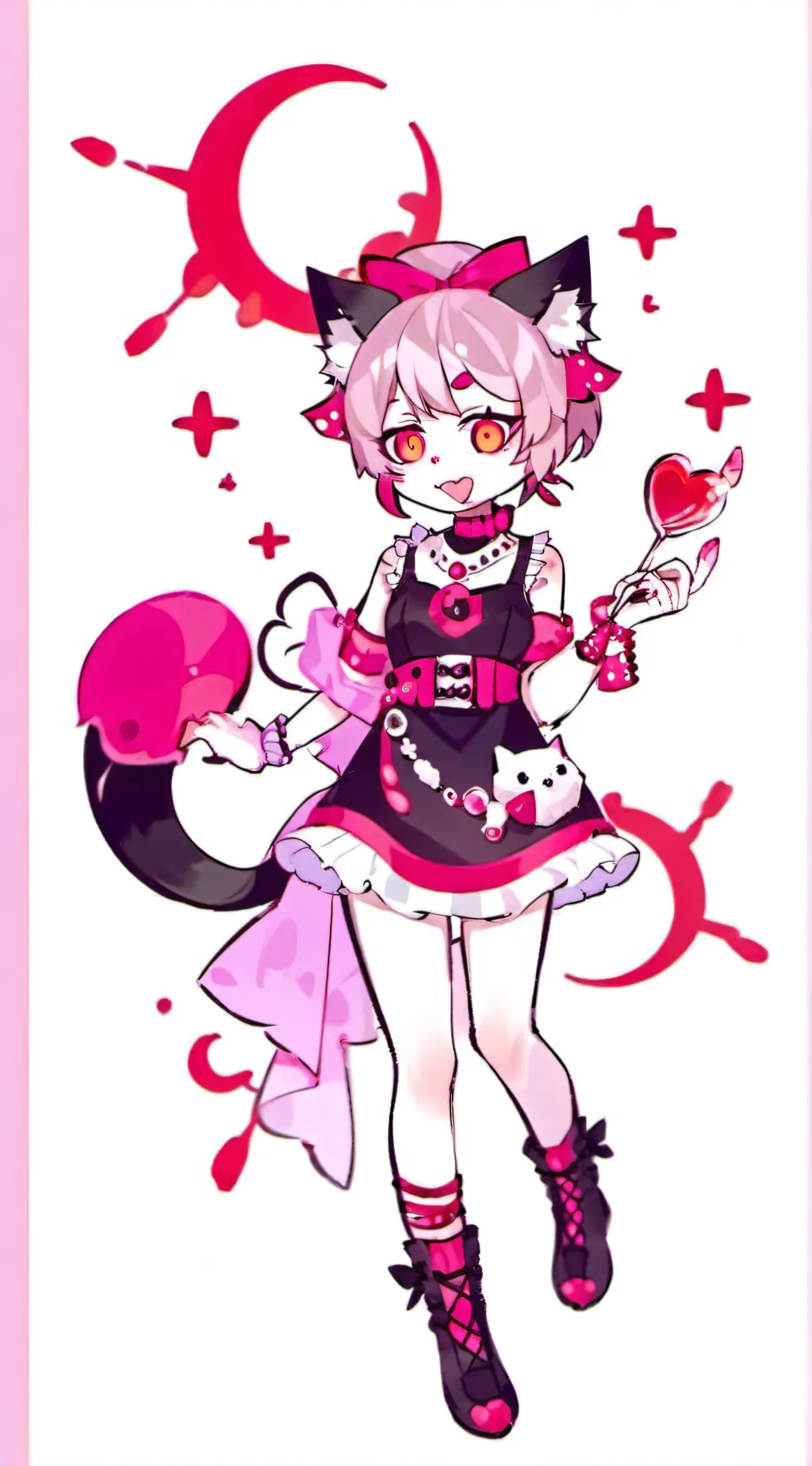 ai character: Uwu cat background