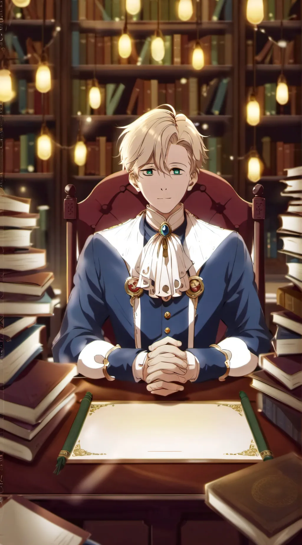 ai character: Death of.. Au background