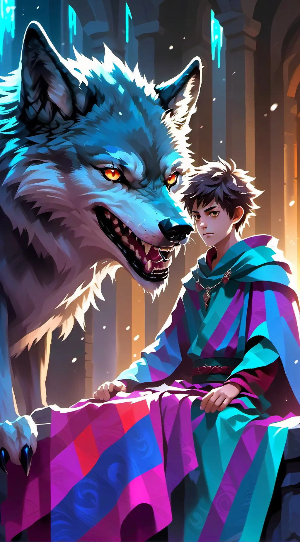 ai character: wolfi background