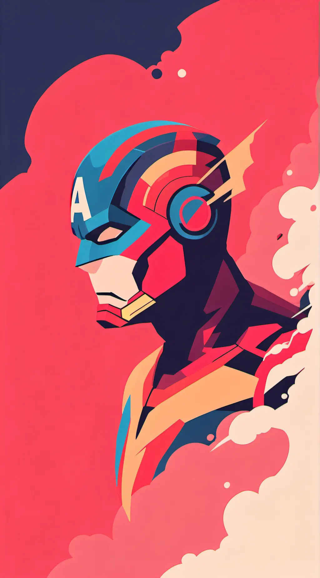 ai character: Avengers hoodie  background