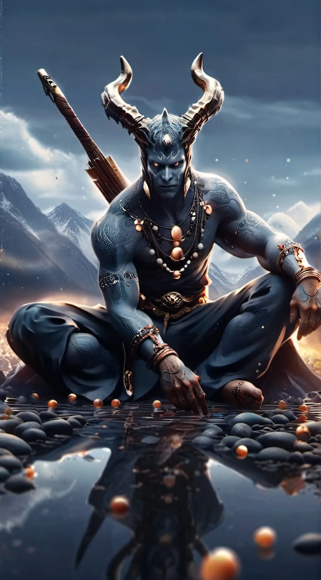 ai character: Shiva background