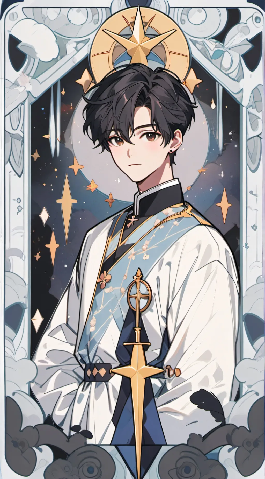 ai character: Leo background