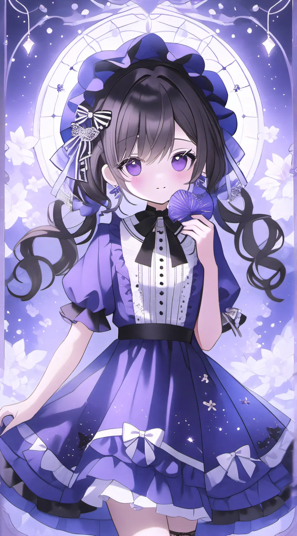 ai character: Luna background