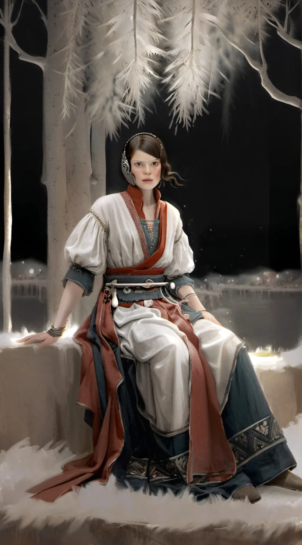 ai character: Lucy pevensie background