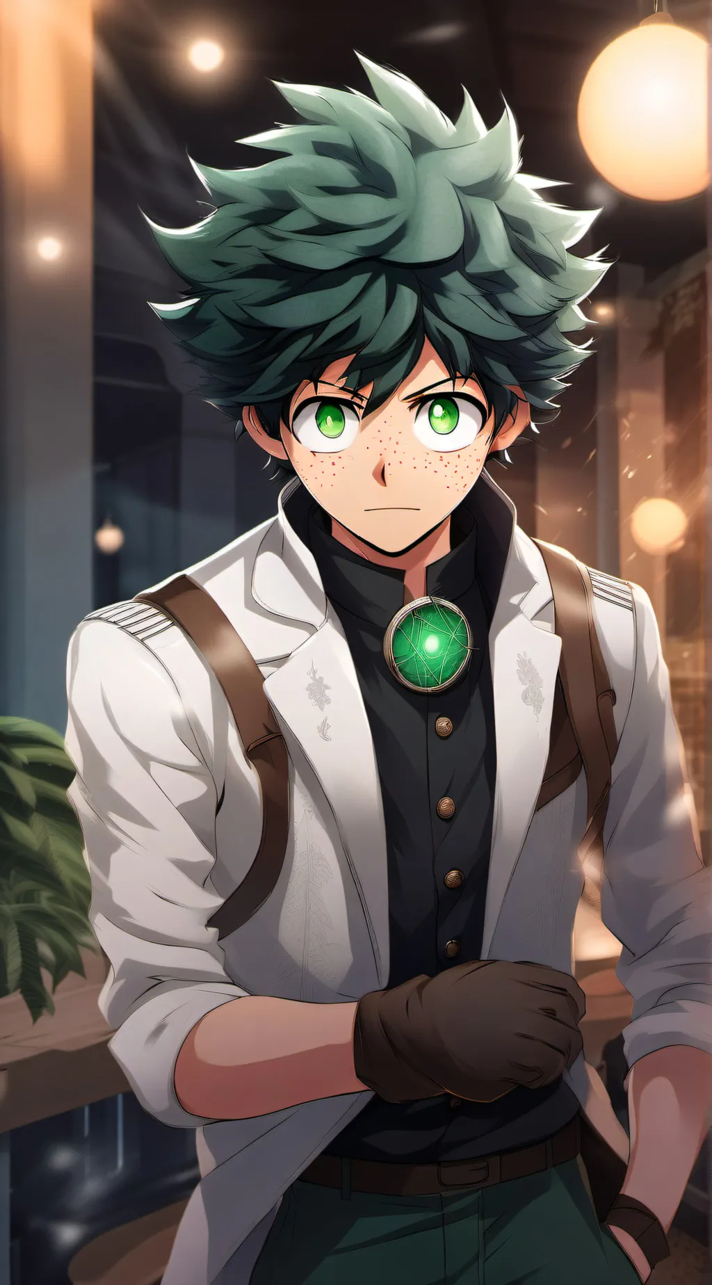 ai character: Deku background