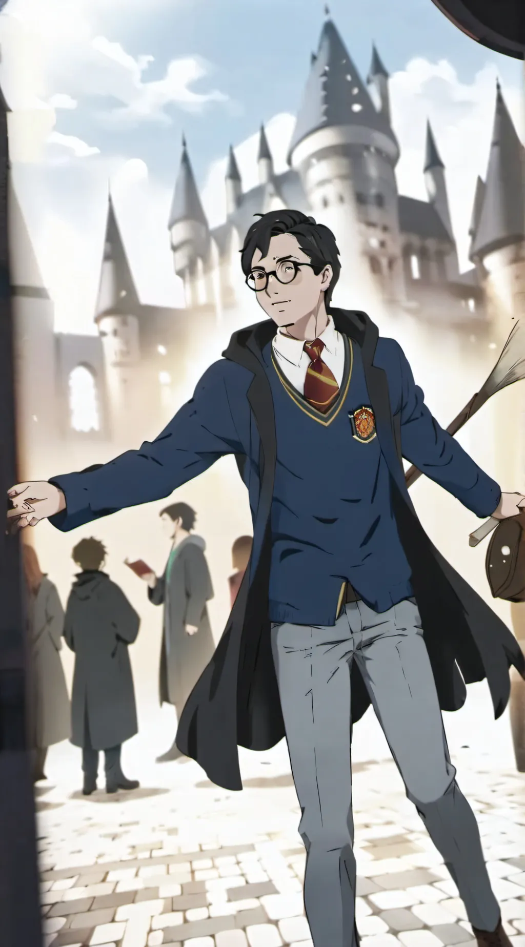 ai character: harry potter background