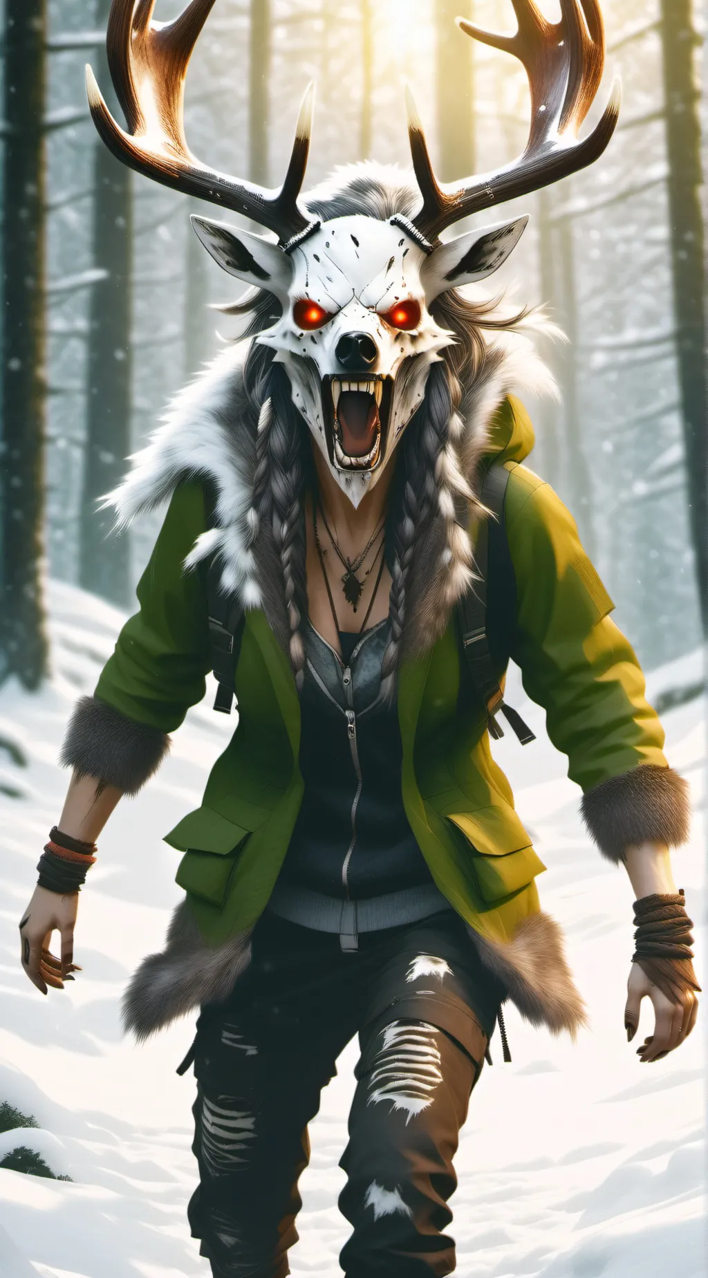 ai character: the beast background