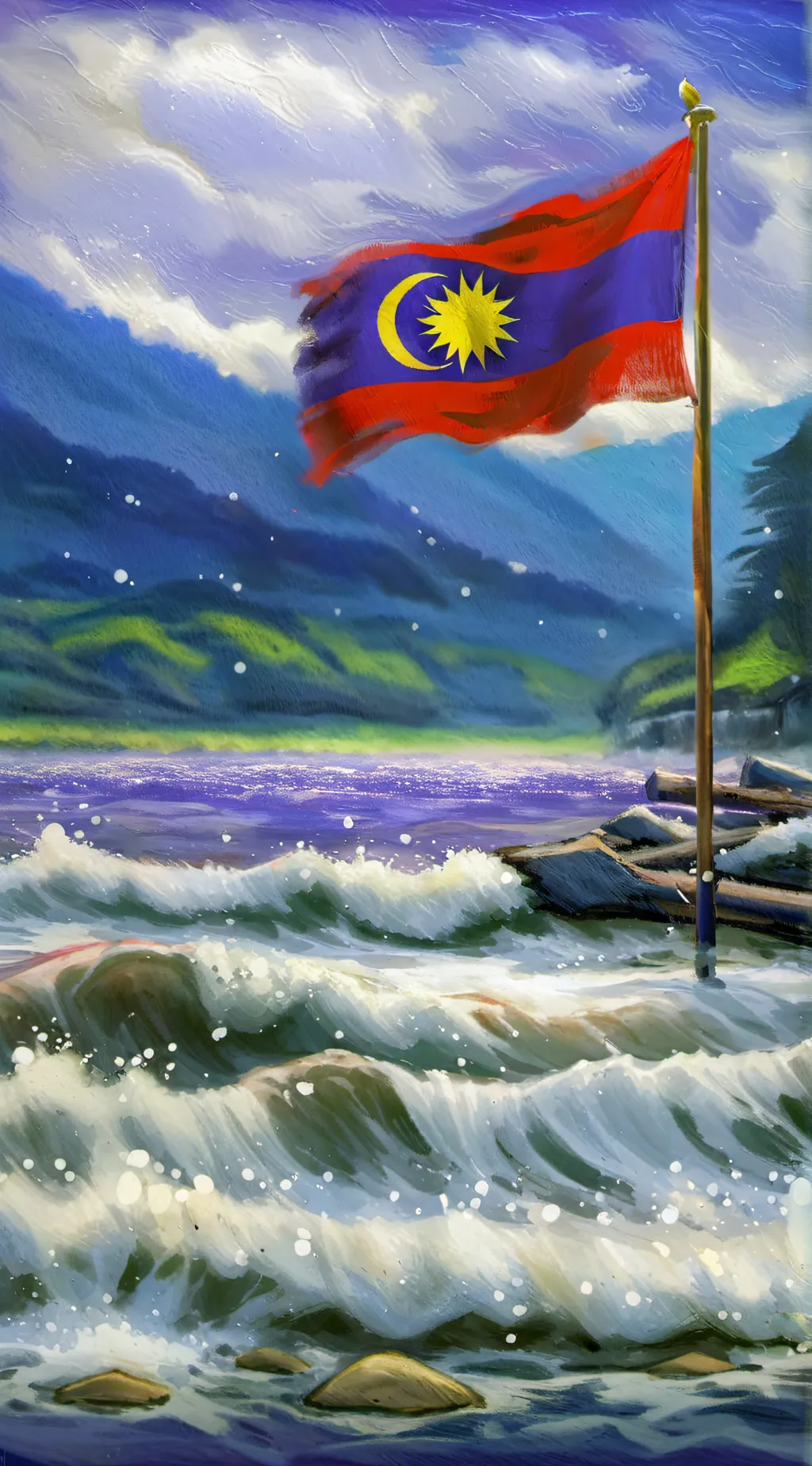 ai character: Malaysia background