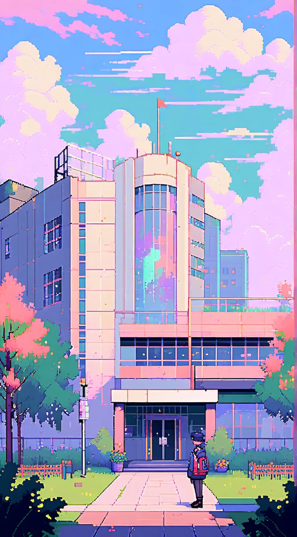 ai character: HH highschool AU background