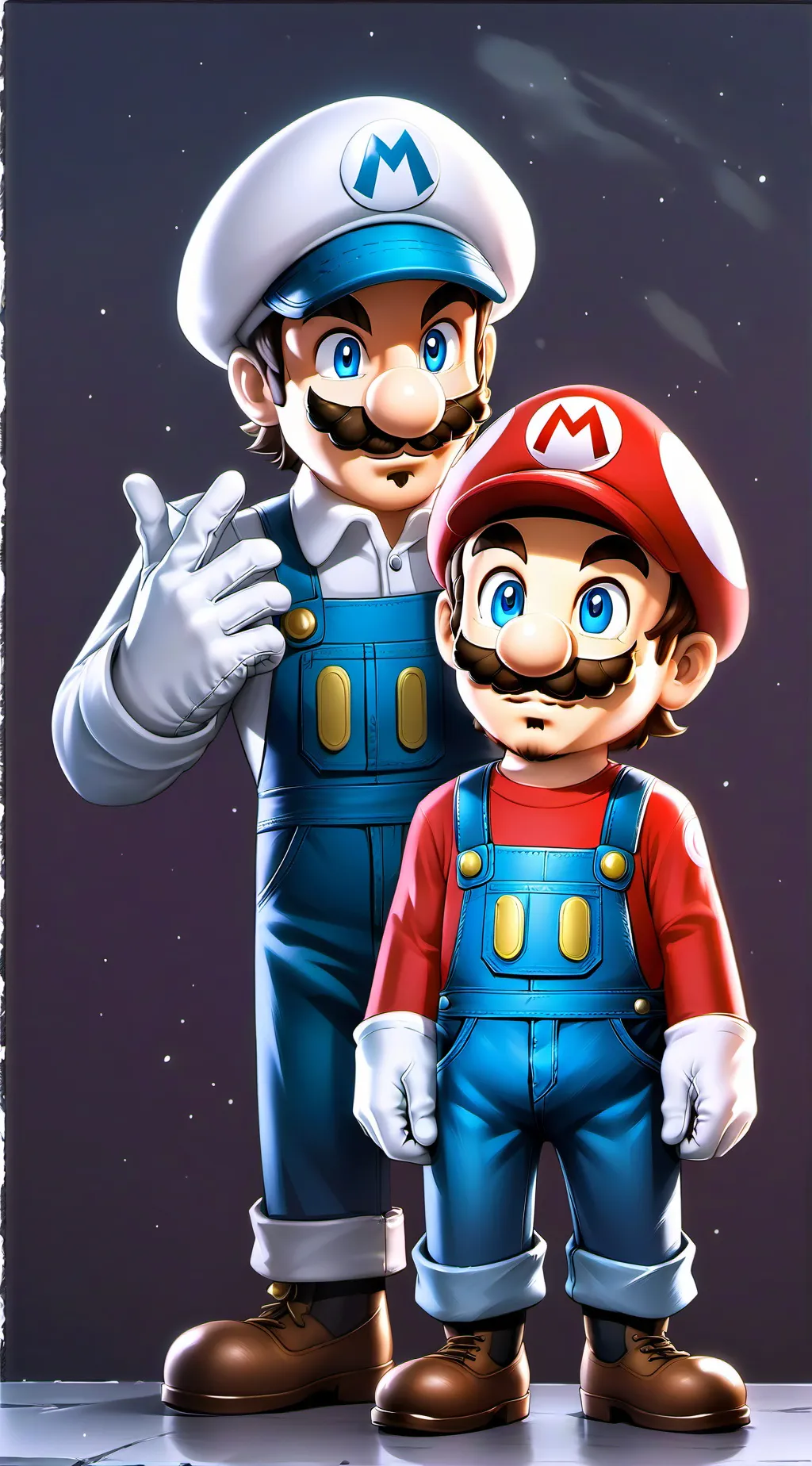 ai character: Mario & Margo background