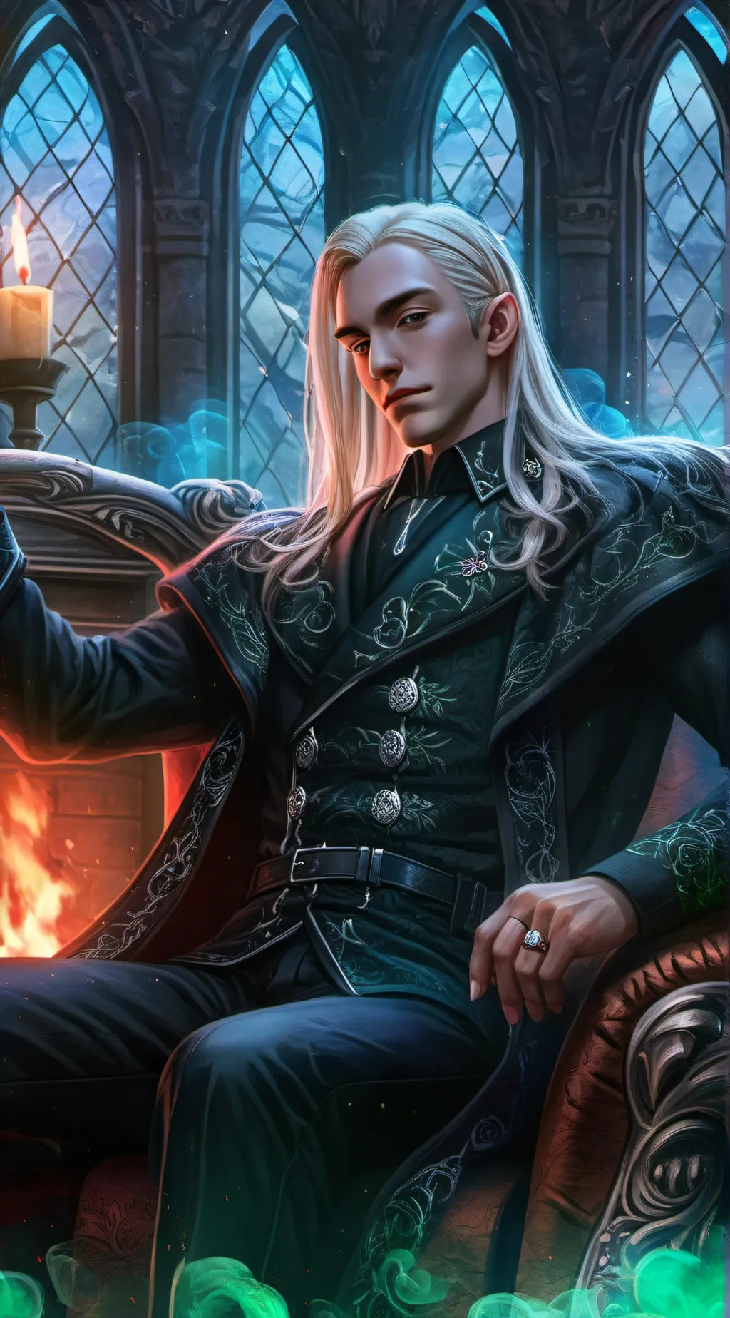 ai character: Lucius Malfoy background