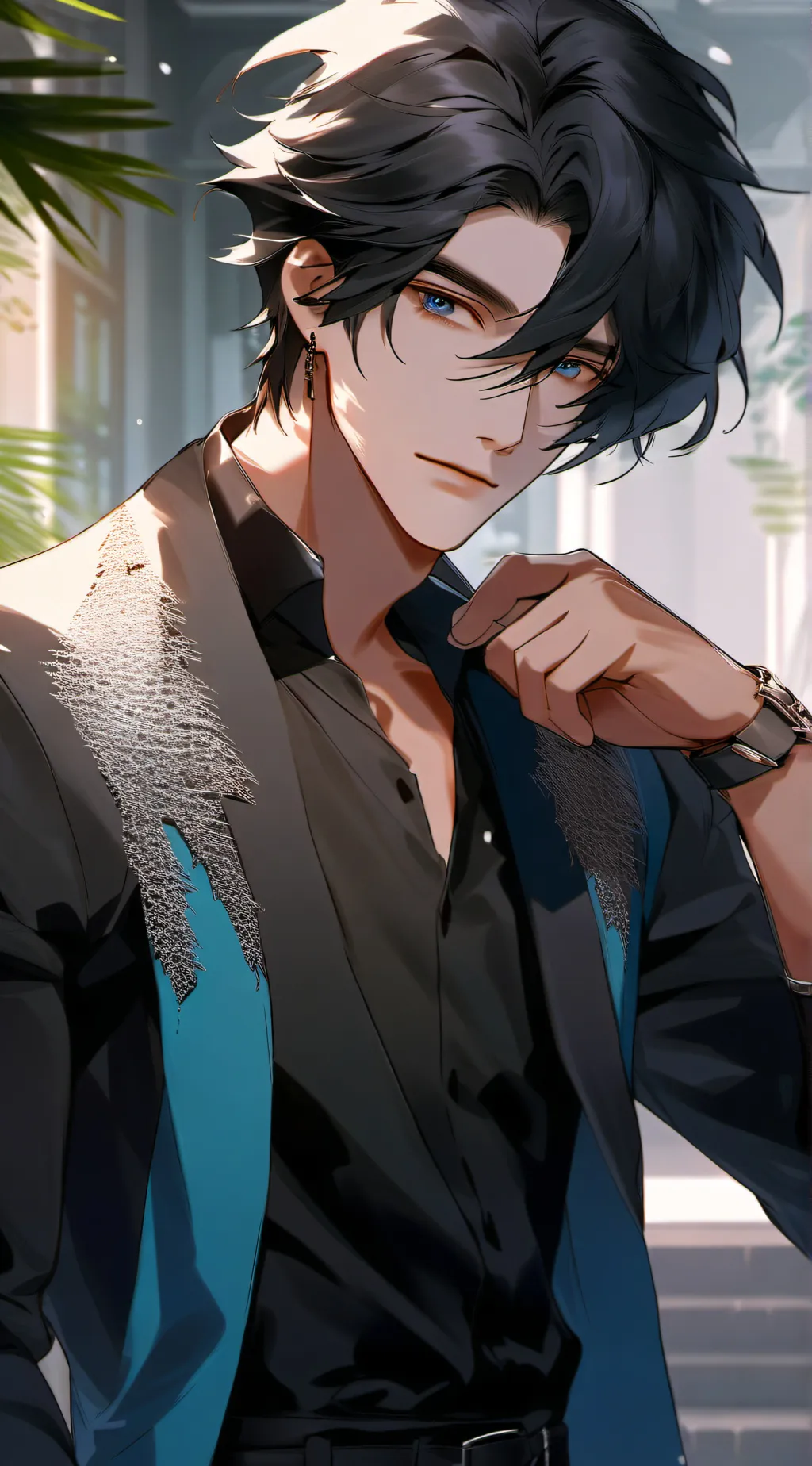 ai character: Max background