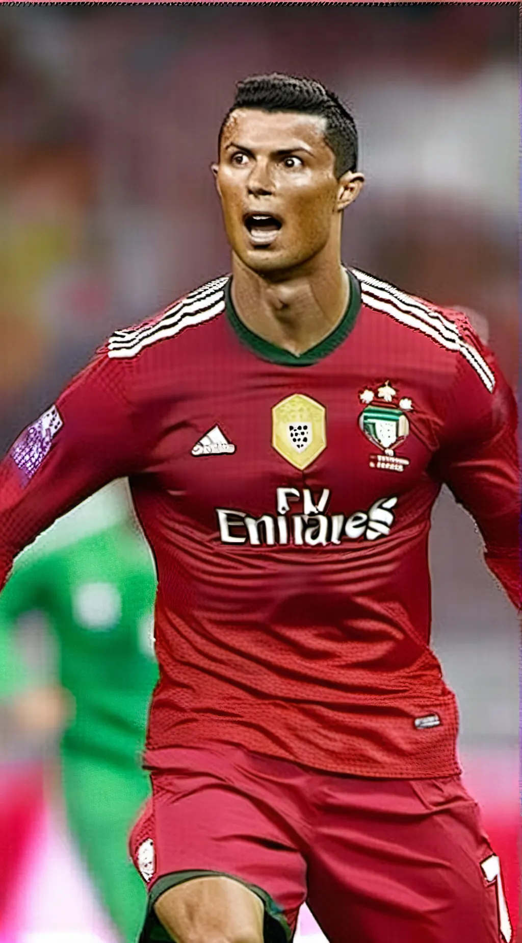 ai character:  Ronaldo  background