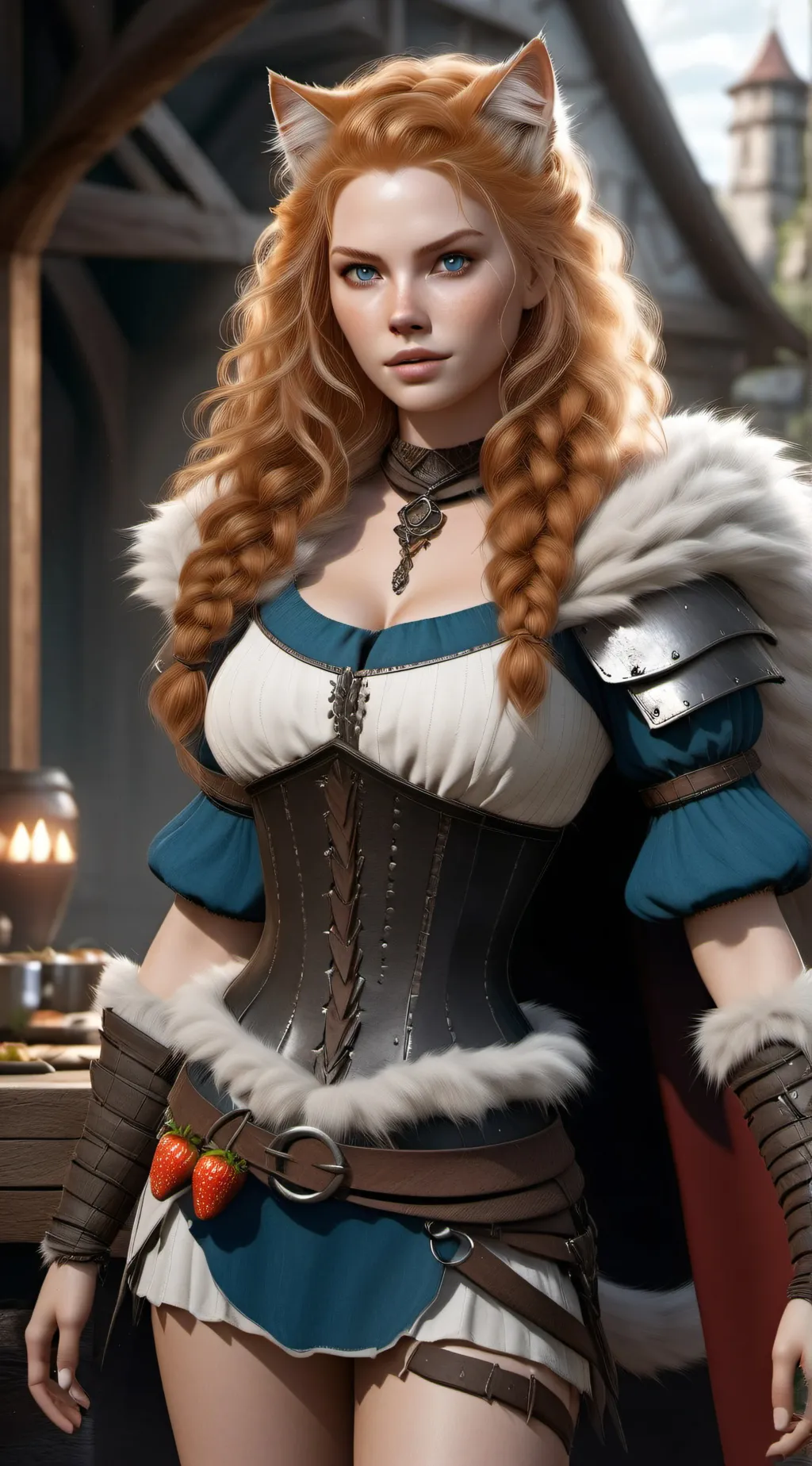 ai character: Berry  background