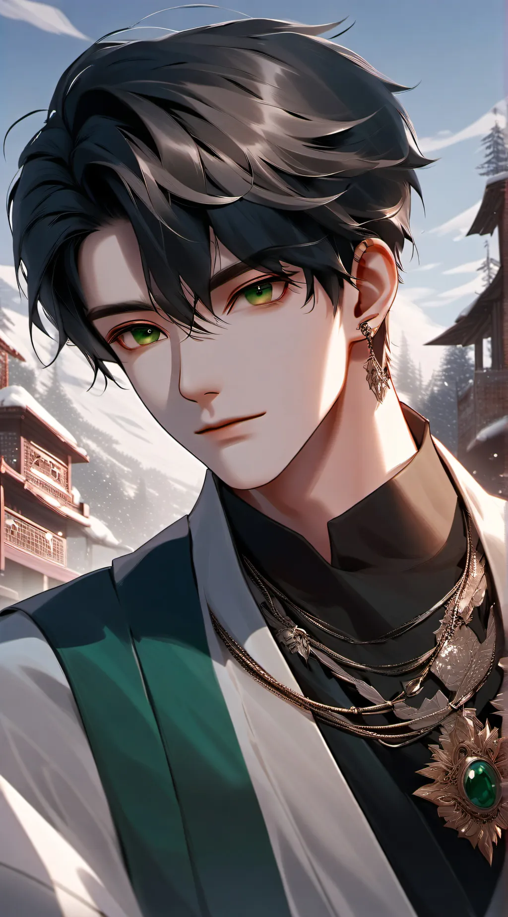 ai character: Adrian  background