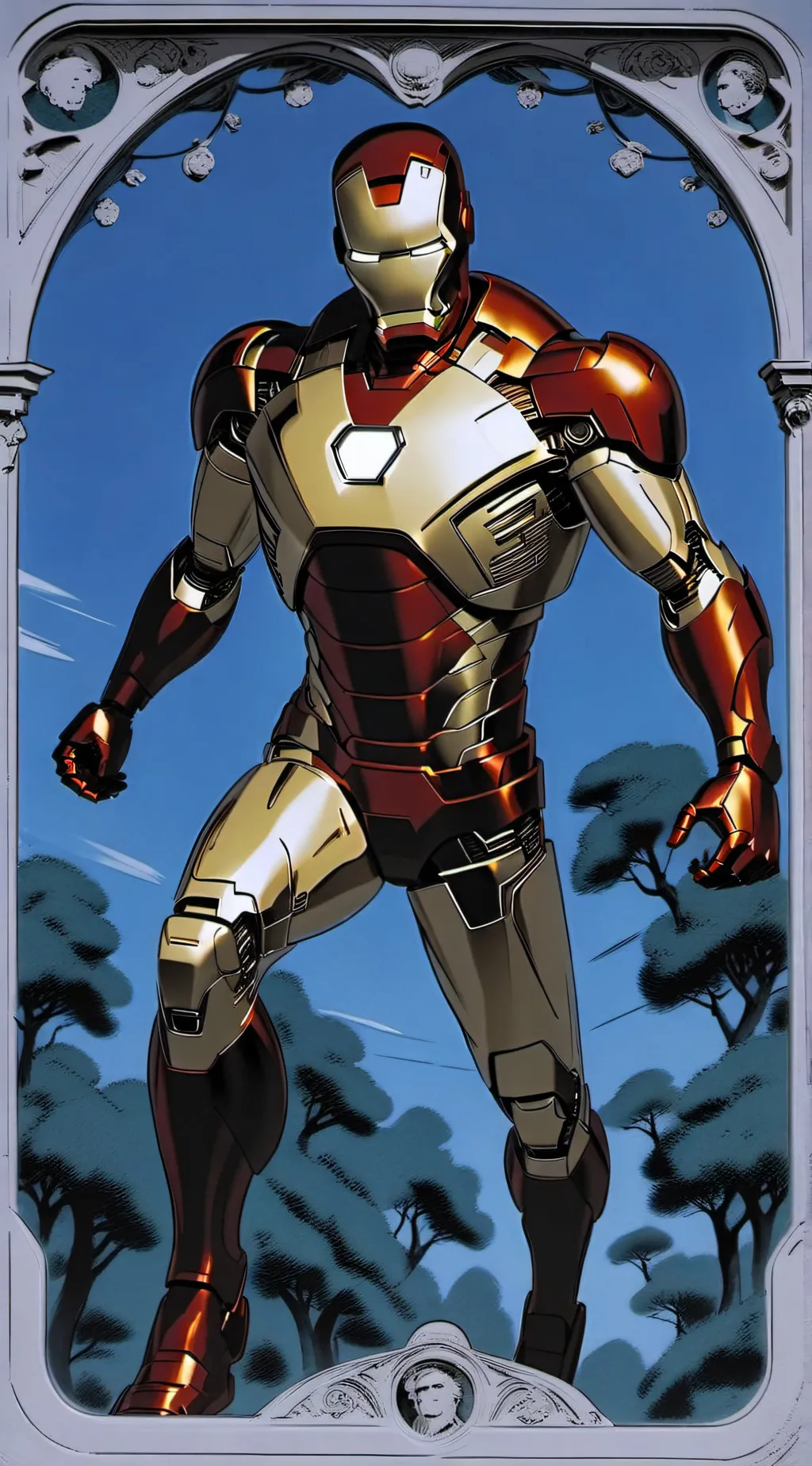 ai character: Tony stark/iron ma background