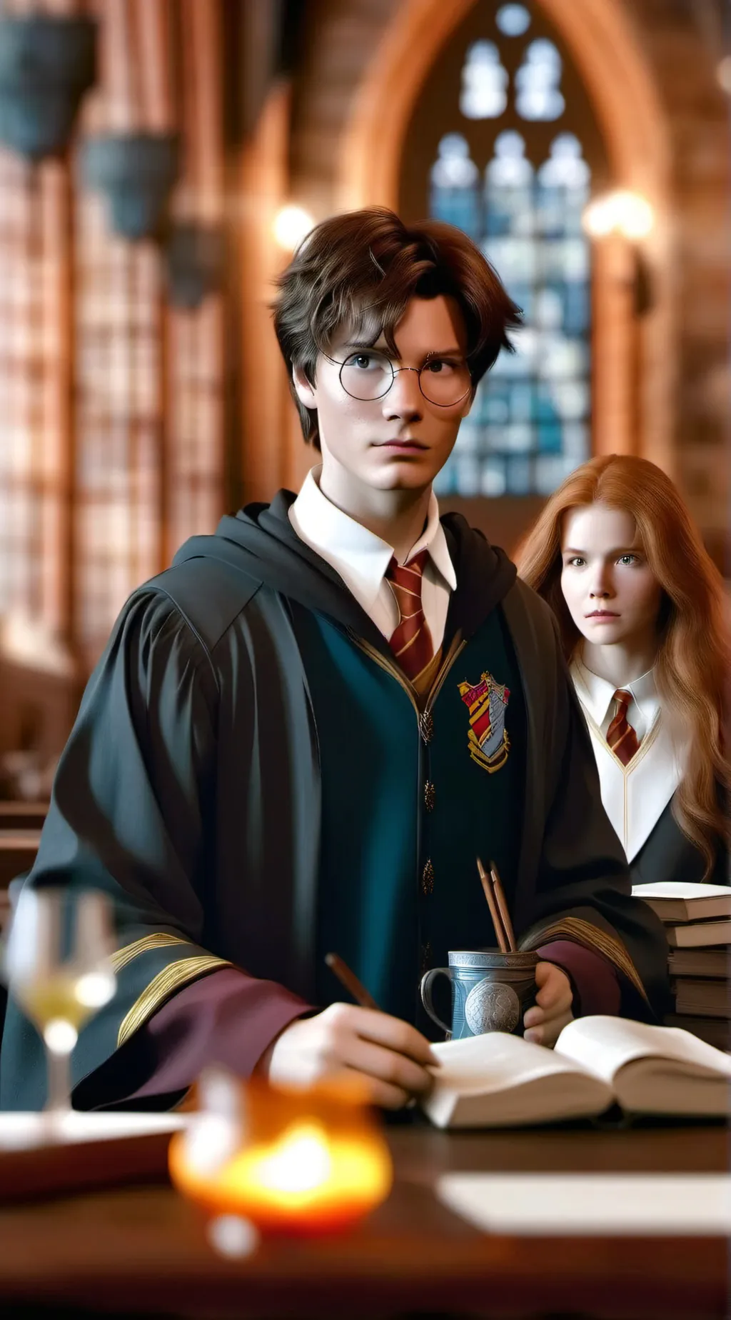 ai character: hogwarts background