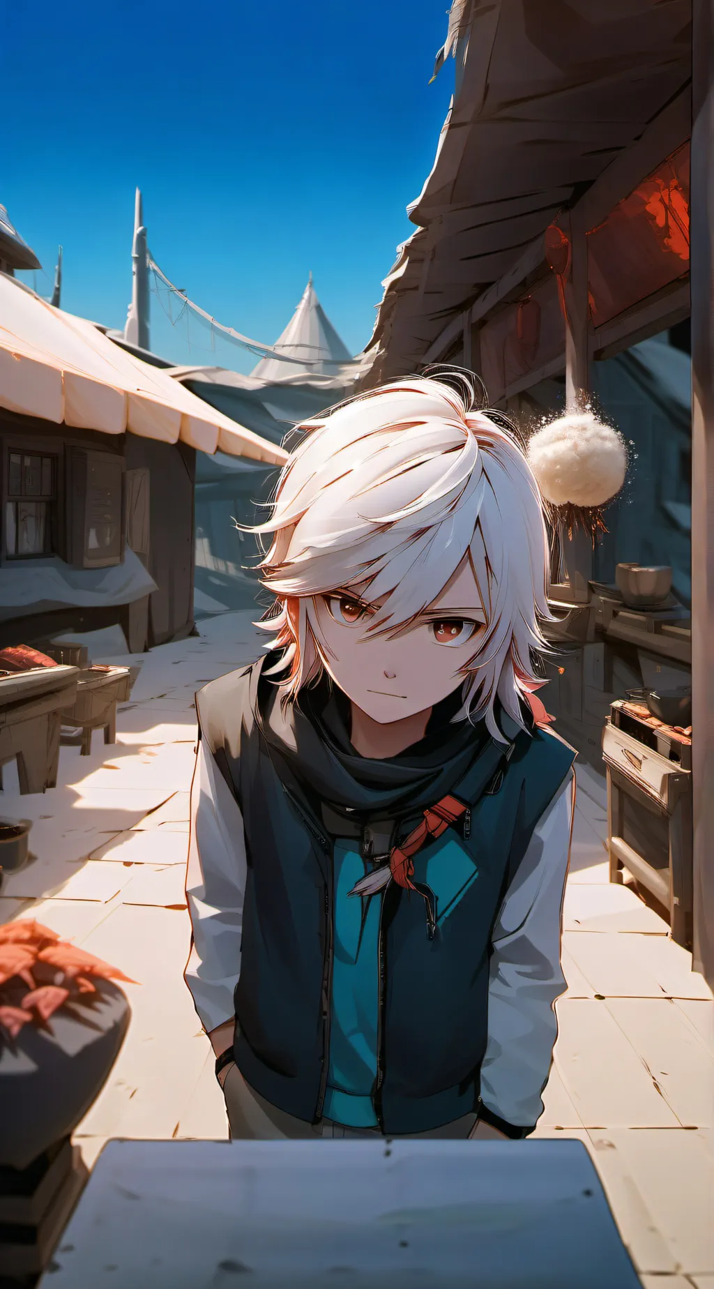 ai character: Theo background