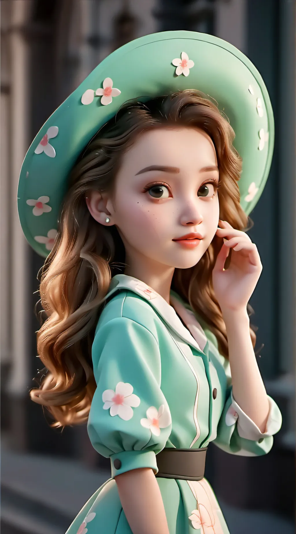 ai character: abbie background
