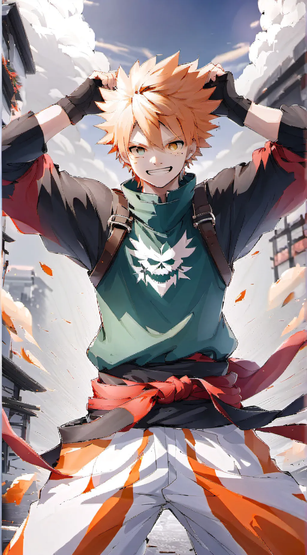 ai character: bakugo × y/n background