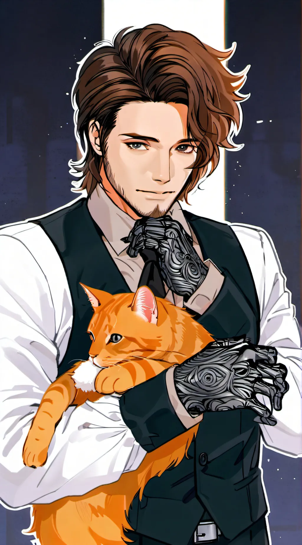 ai character: Bucky Barnes background
