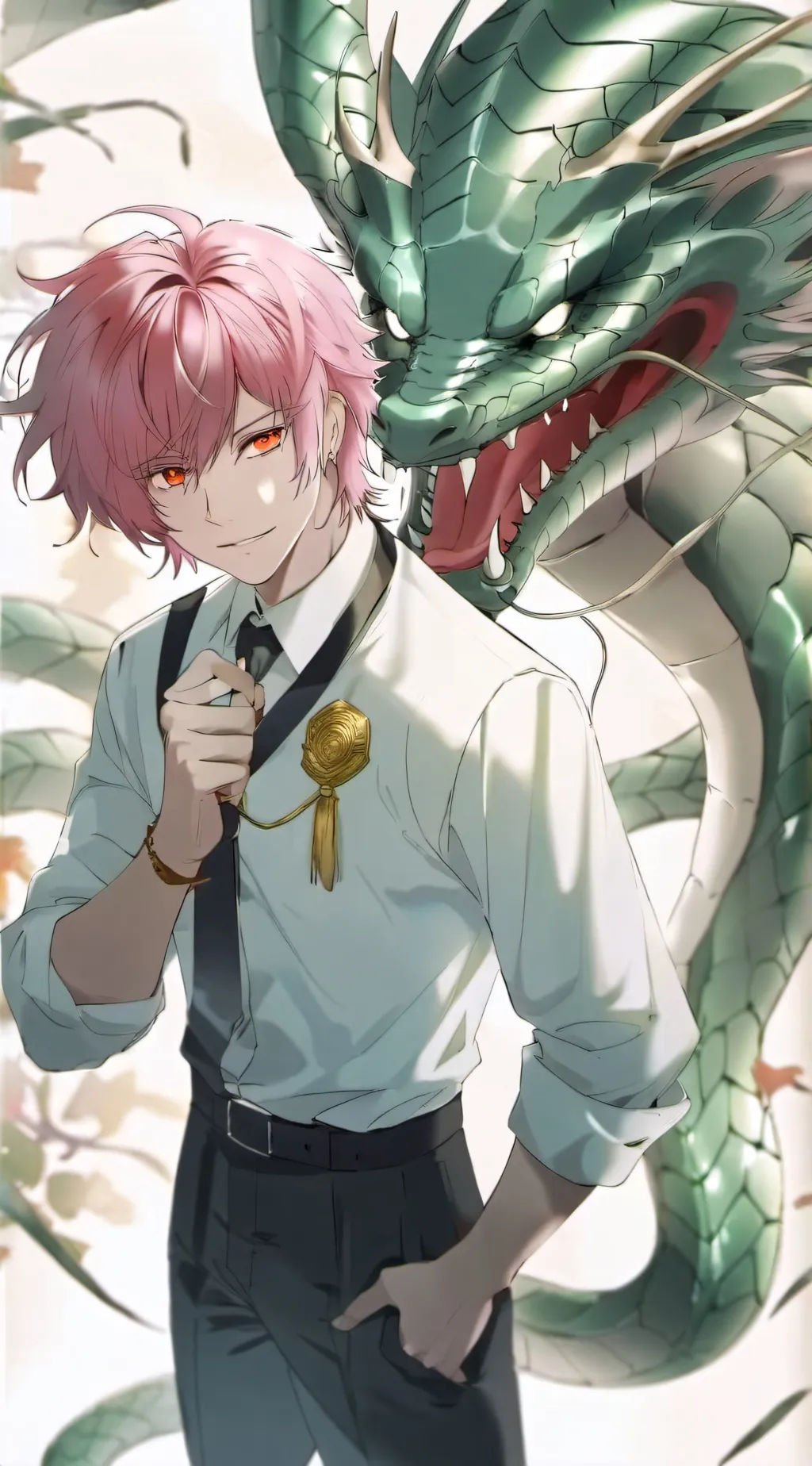 ai character: iguro obanai  background