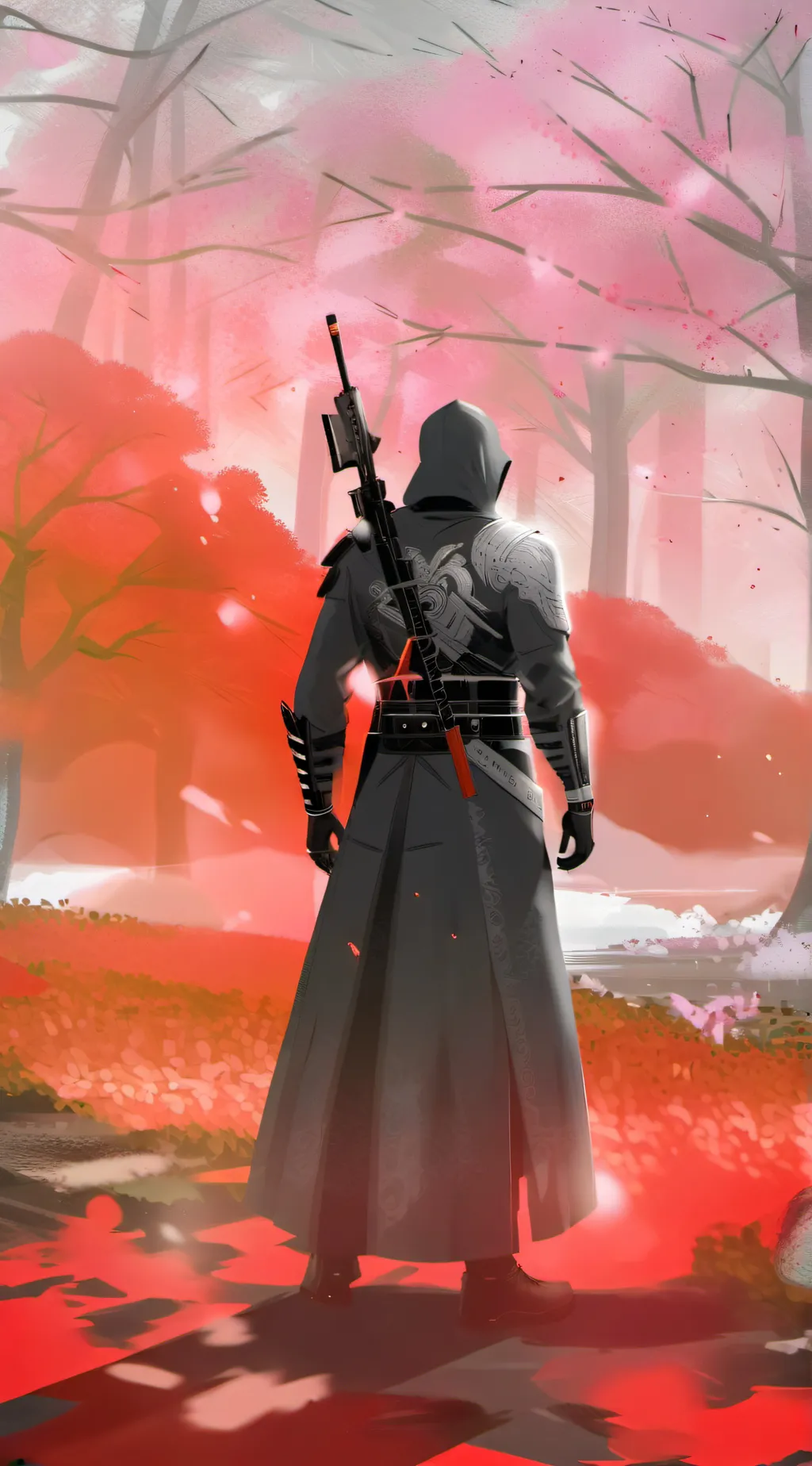 ai character: Handnote background