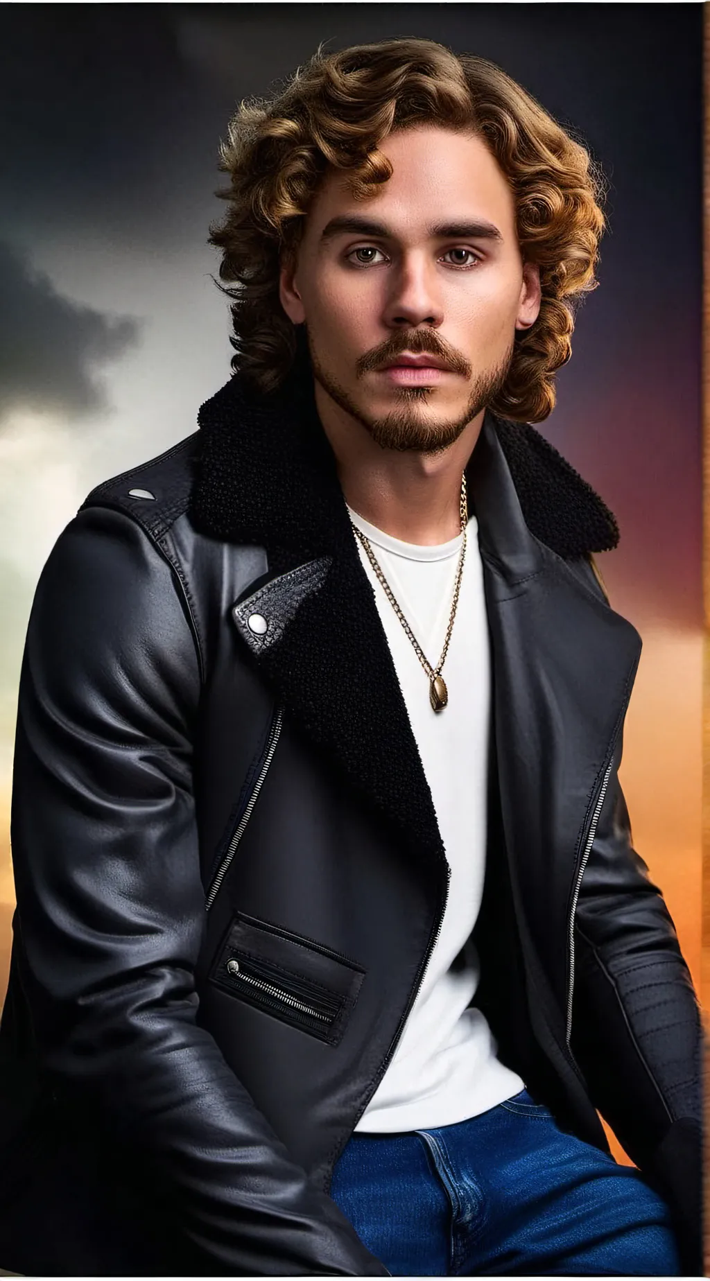 ai character: Billy Hargrove  background